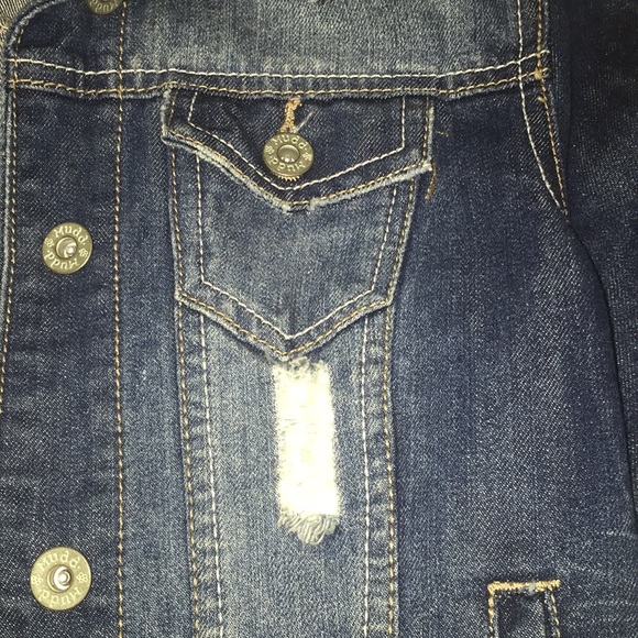 Distressed Jean Jacket - Picture 3 of 3